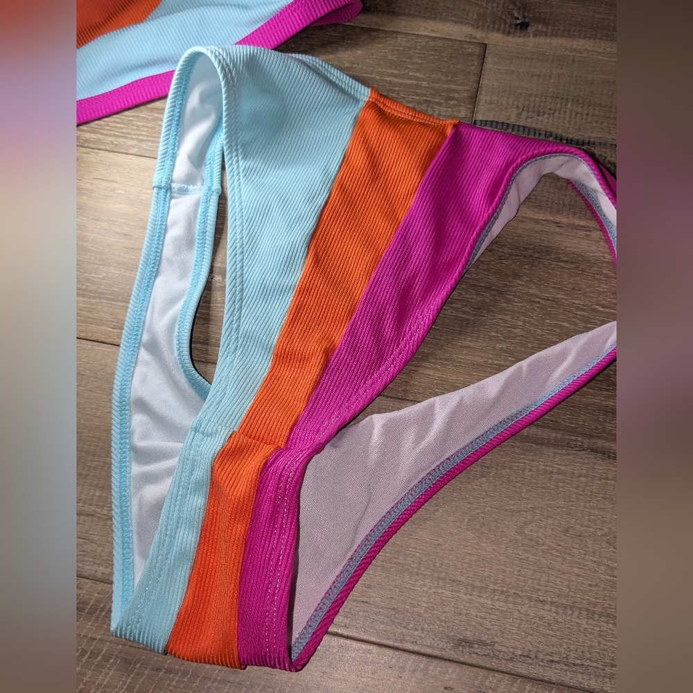 Zaful Colorblock Bikini Set - Picture 5 of 7